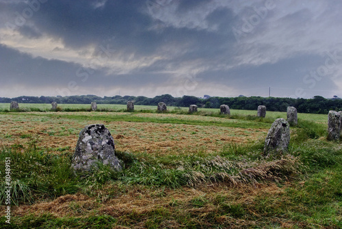 prähistorischer Steinkreis in Cornwall, England photo