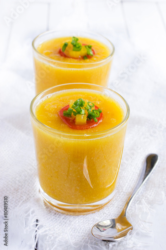 yellow tomato soup Gazpacho