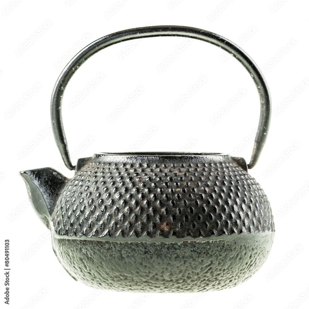 Japanese metal teapot Stock Photo Adobe Stock
