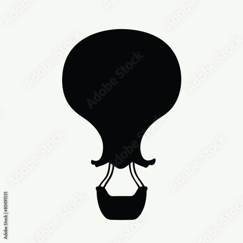 vector air balloon