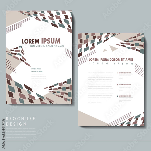 modern brochure template set design