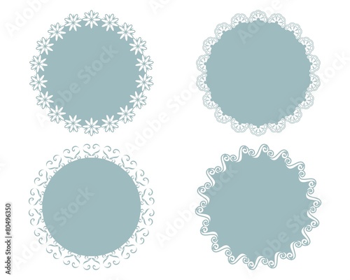 Elegance White Lacy Doilies