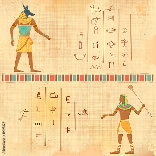 Egyptian art of human