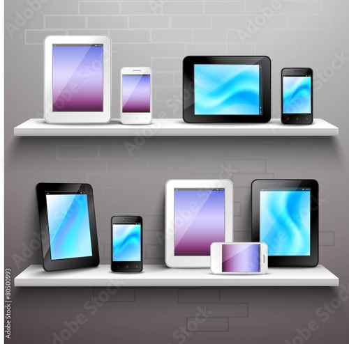 Devices On Shelves