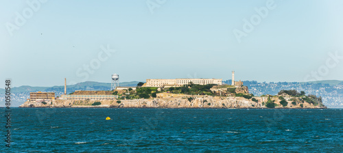 Alcatraz jail in San Francisco bay