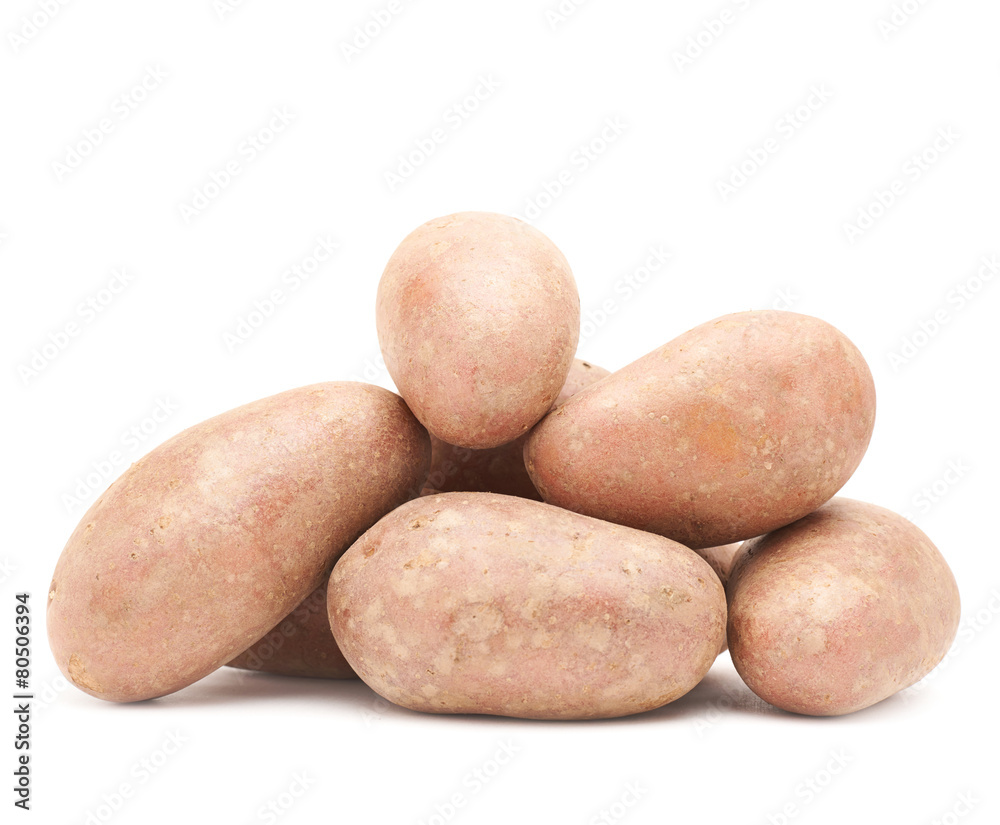 Pile of multiple potatoes isolated Pile of multiple potatoes isolated