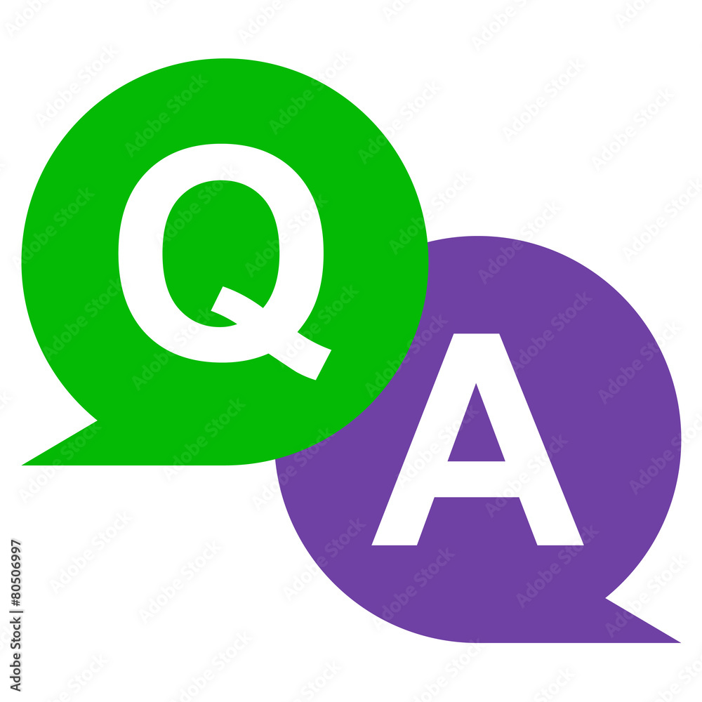 Icono texto Question Answer