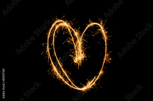 heart sparkler