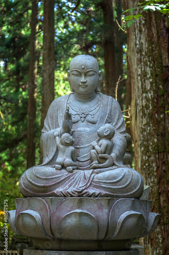 Jizo Bodhisattva at Mt. Koya in Wakayama  Japan