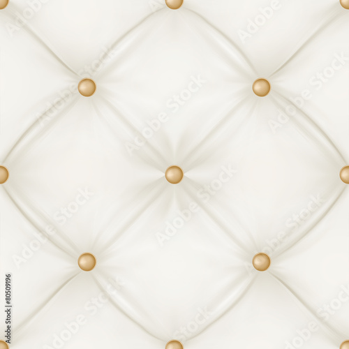 White leather upholstery
