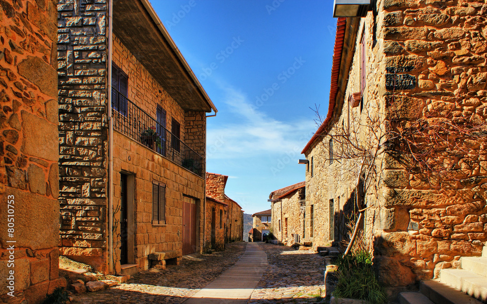 Castelo Rodrigo historical village in Portugal