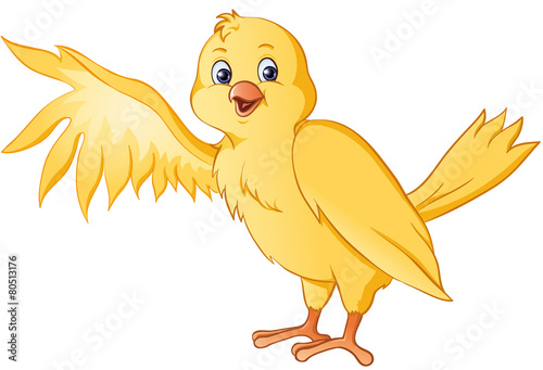 Gelber Kanarienvogel
