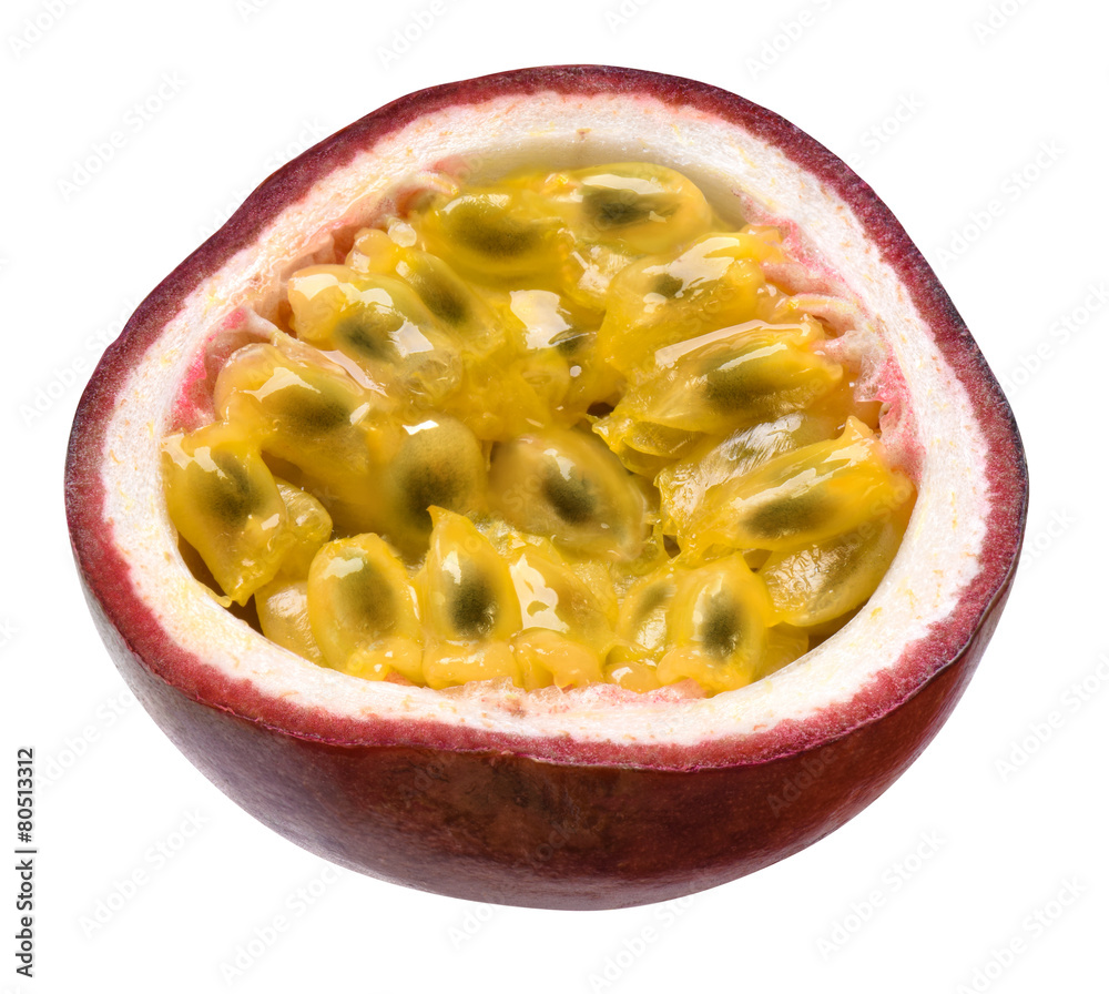 Maracuja halb StockFoto Adobe Stock