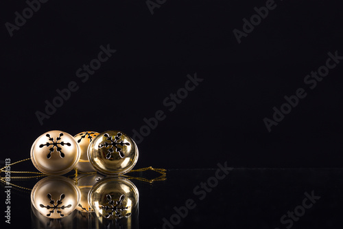 jingle Bells on black background