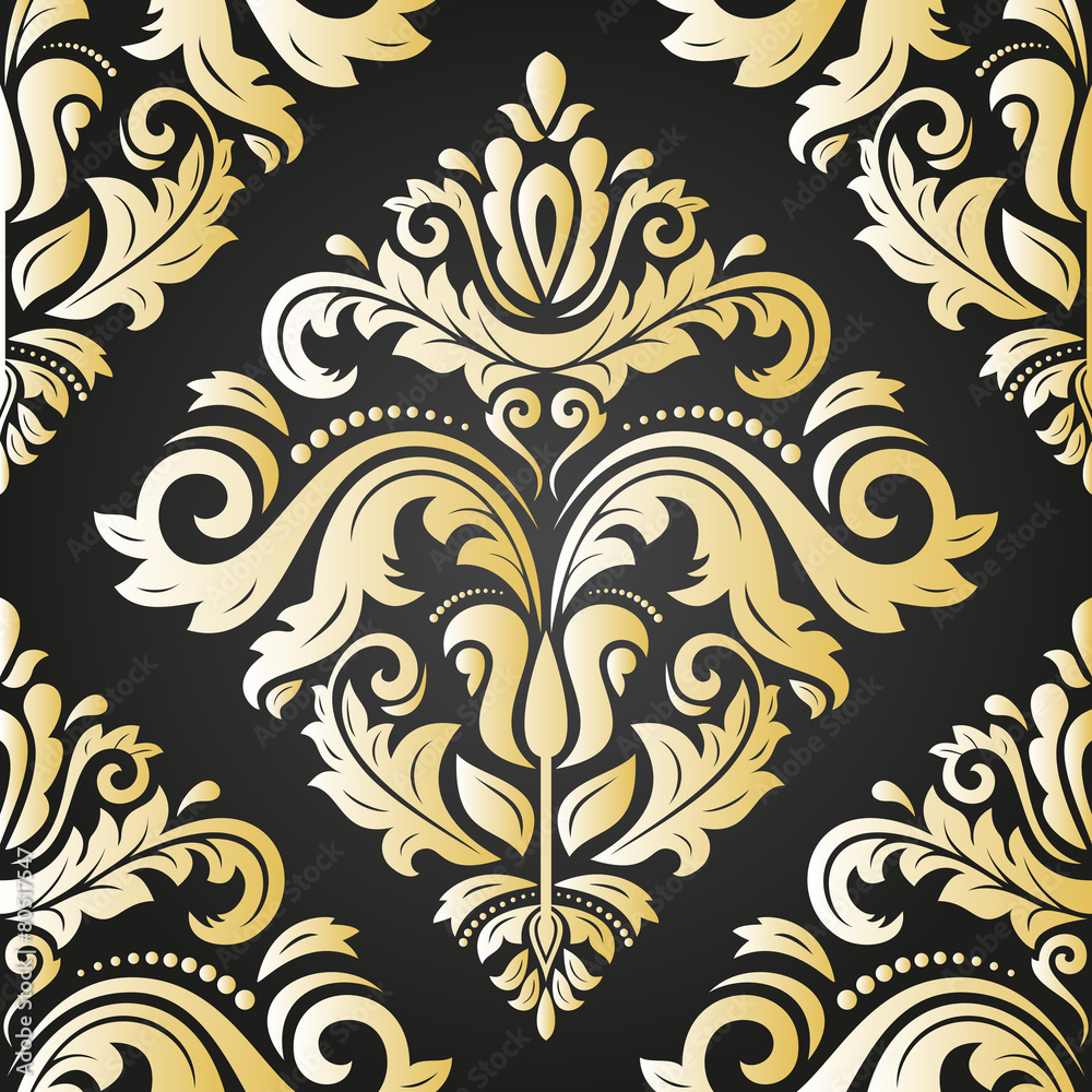 Orient Seamless  Pattern. Abstract Background