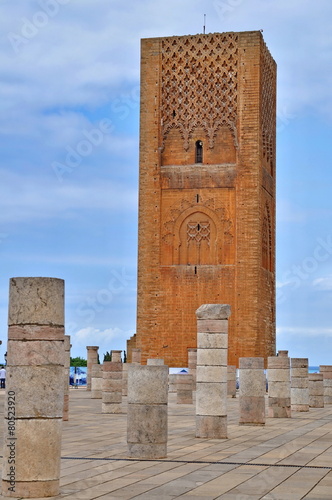 Tour Hassan tower in Rabat, Morocco