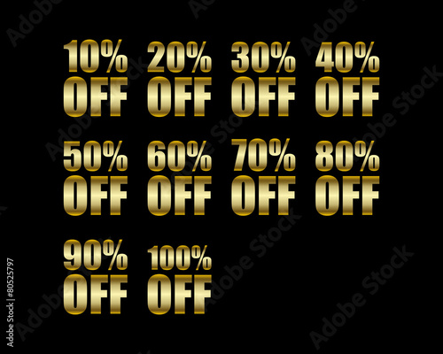 Luxury SIgn Of Discount photo