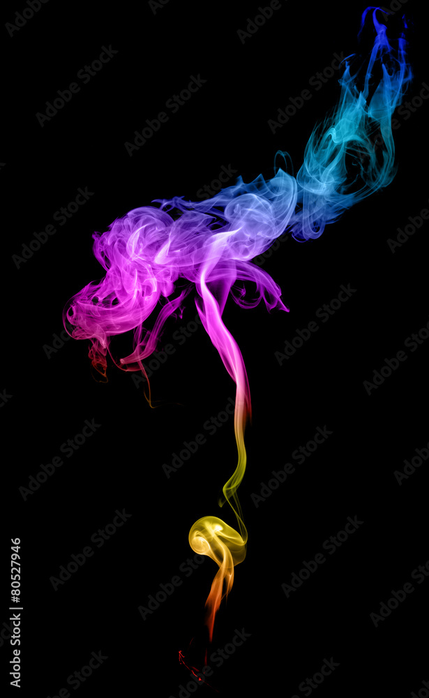 Abstract multicolored smoke Abstract multicolored smoke
