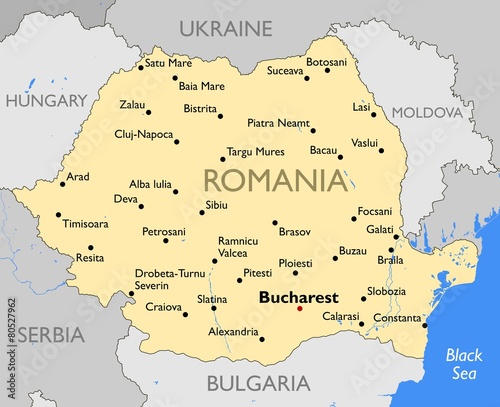 Romania map