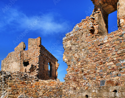 Ruins of Cristovao de Moura palace in Castelo Rodrigo, Portugal photo