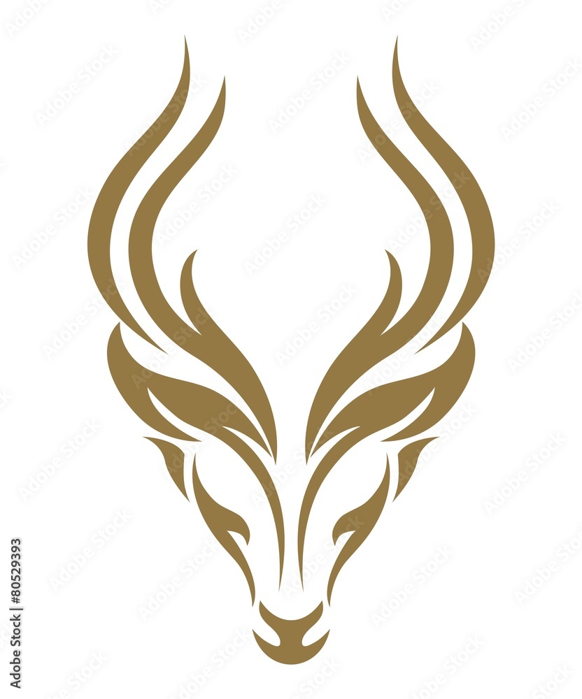 DEER BROWN ABSTRACT DEER BROWN ABSTRACT
