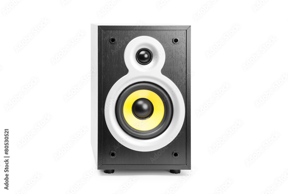 Speaker, isolated on white Speaker, isolated on white