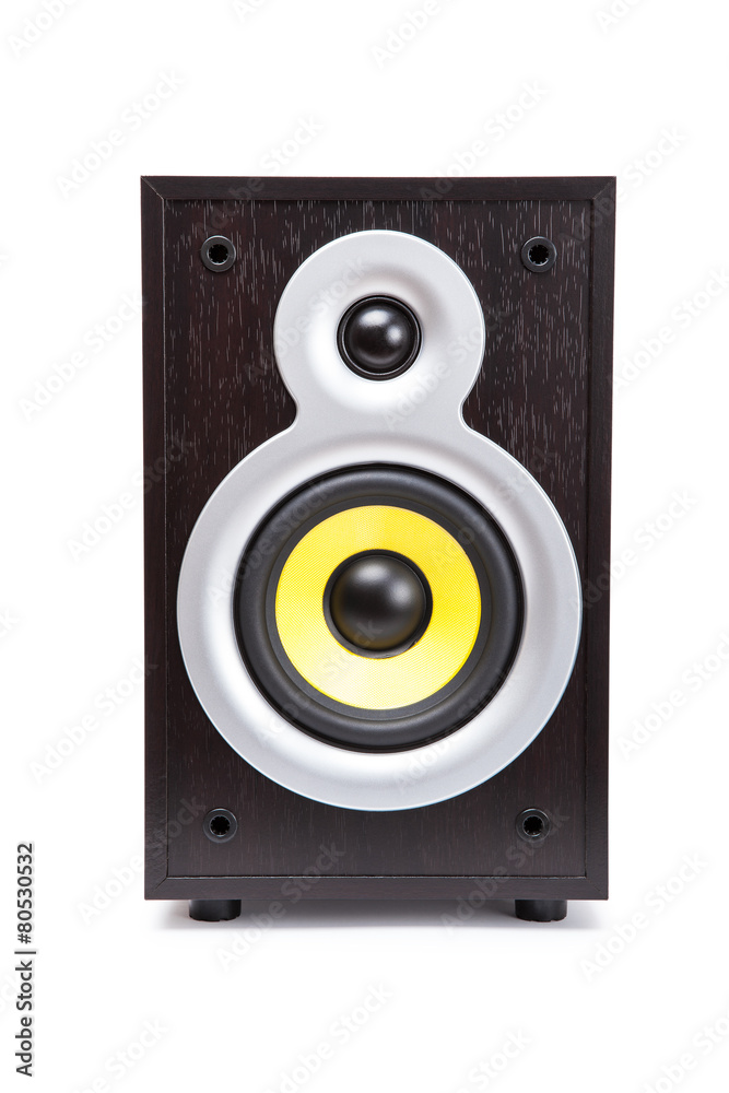 Speaker, isolated on white Speaker, isolated on white
