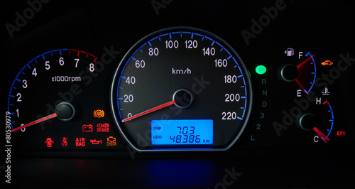 Car instrument panel