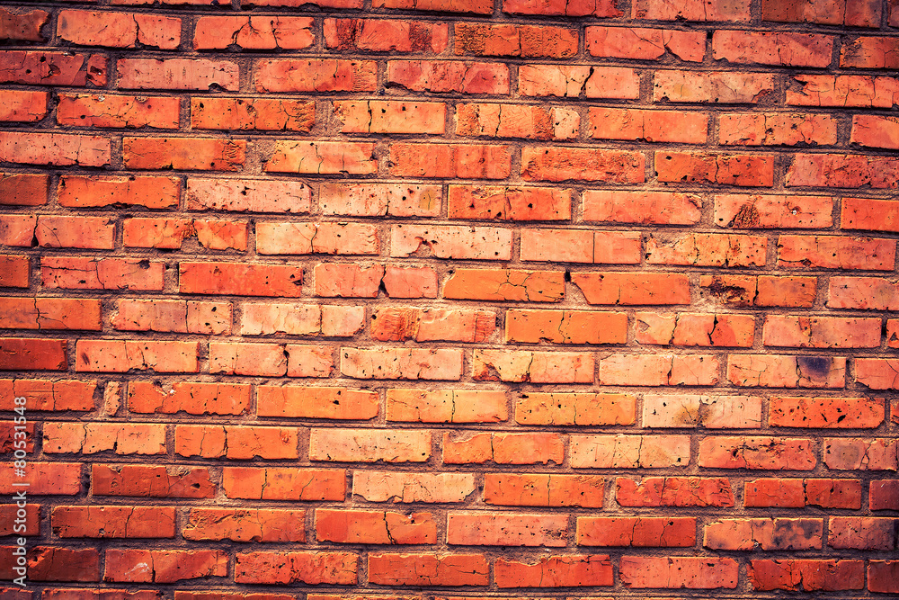 Fototapeta premium Old grunge brick wall background