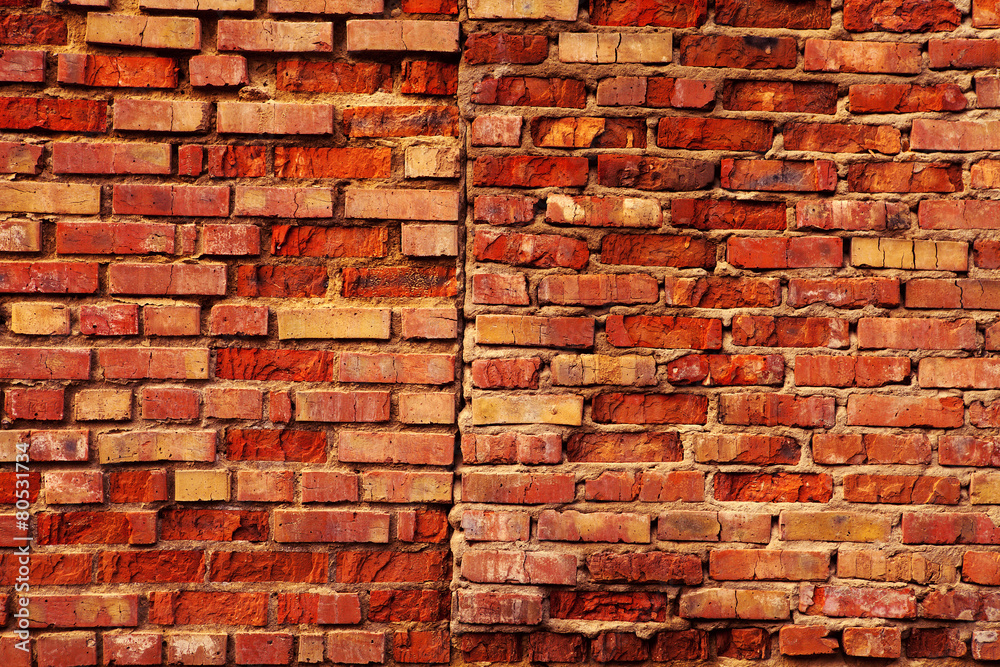 Fototapeta premium Old grunge brick wall background