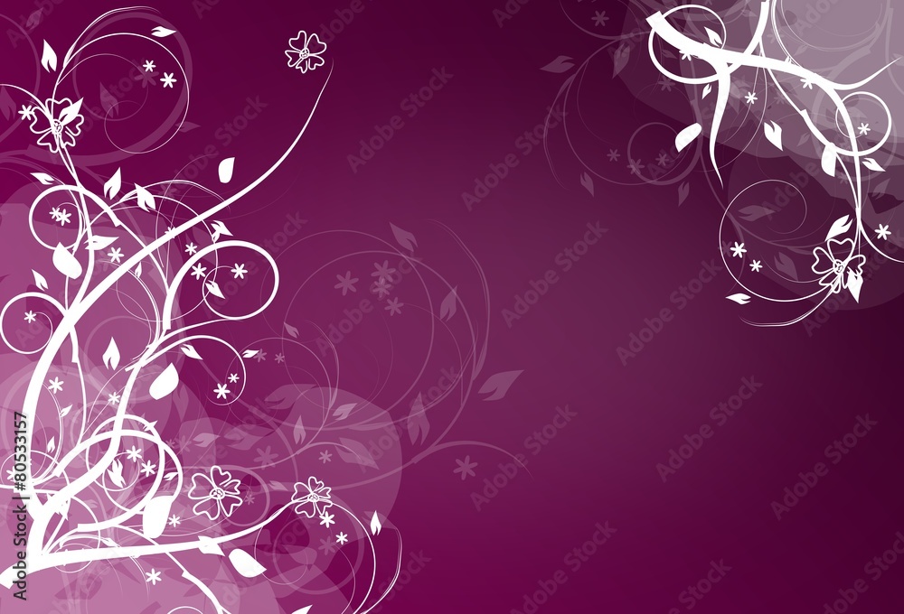 Abstract purple background with ornaments Abstract purple background with ornaments