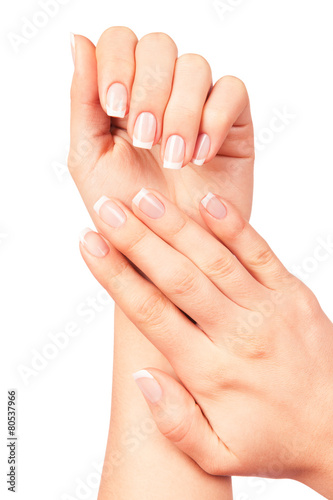 woman nails