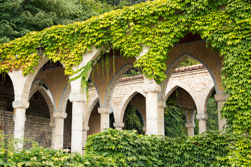 Roman bath in the yard of Balchik palace, Bulgaria