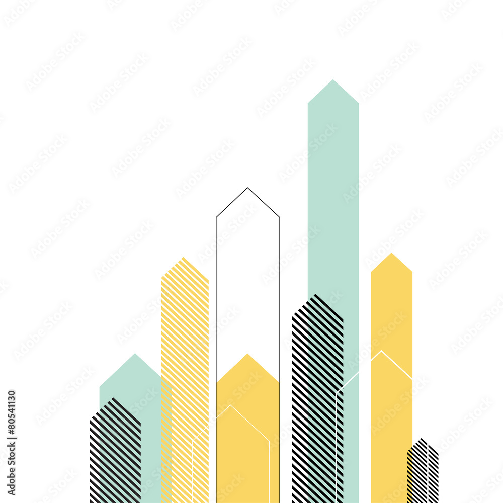 Stylized Arrows to Up. For Cover Book, Brochure, Annual Report e Stylized Arrows to Up. For Cover Book, Brochure, Annual Report e