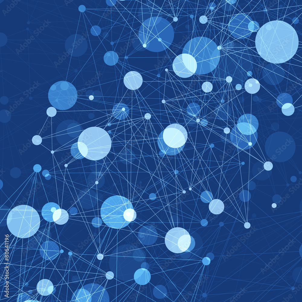 Abstract Blue Communications Concept Background Abstract Blue Communications Concept Background