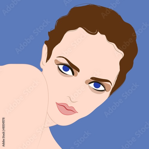 girl with short hair
