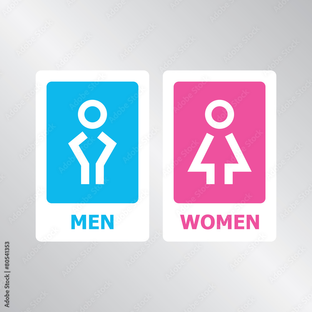 Restroom sign Restroom sign