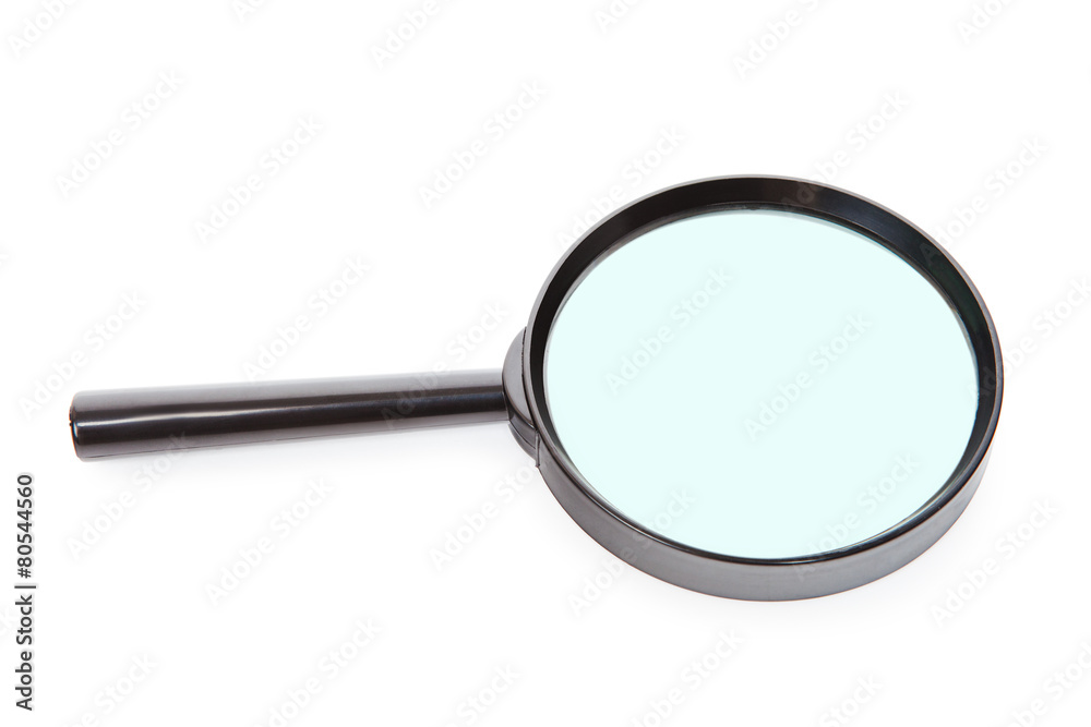 Magnifying glass isolated on white Magnifying glass isolated on white