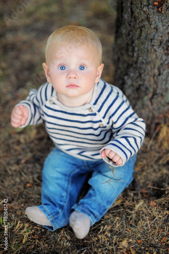 Little baby boy portrait © Maria Sbytova