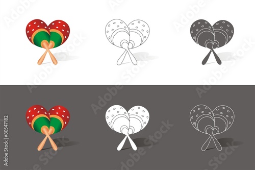Instrumento musical_Maracas