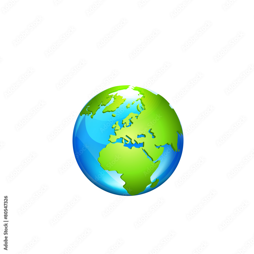 Globe. Vector Illustration