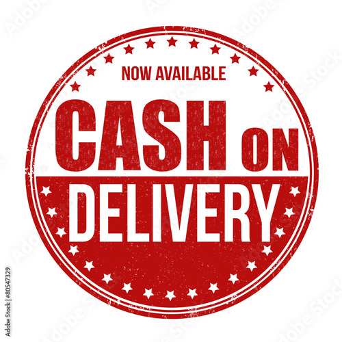 Cash on delivery stamp