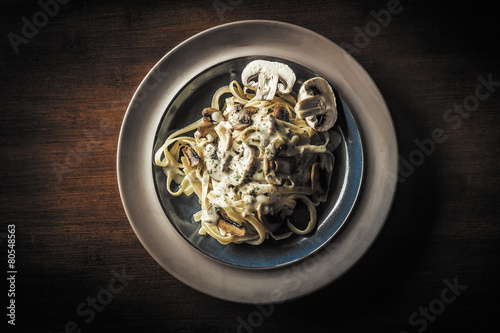 Mushroom Fetuccine Alfredo photo