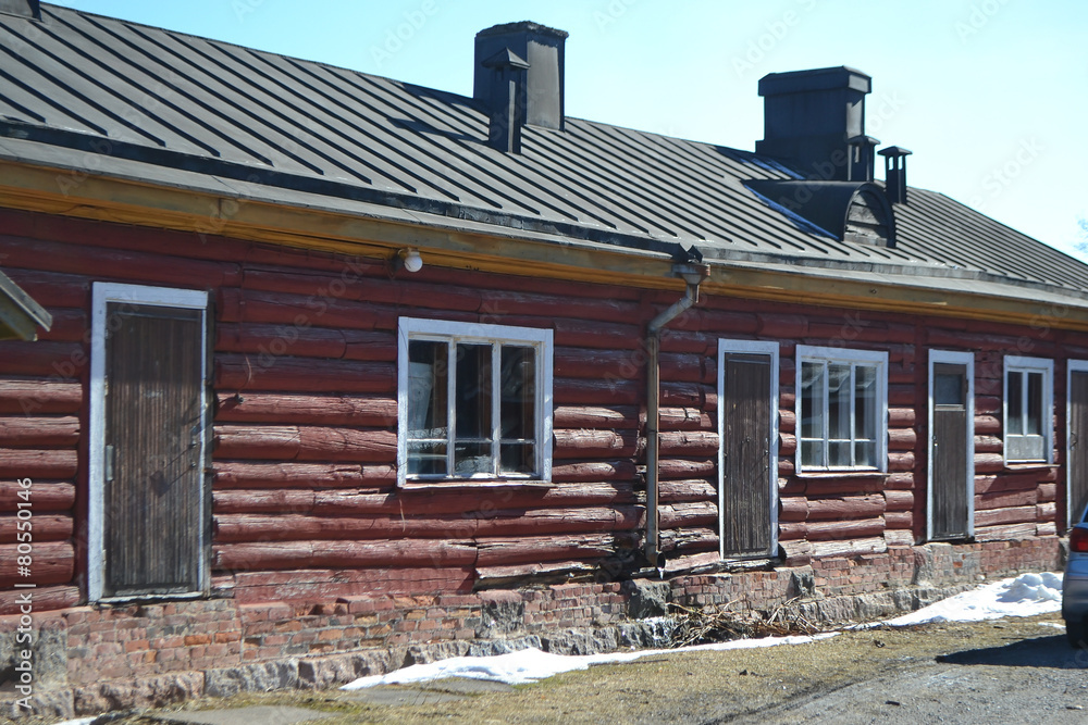 Old wooden building in Lappeenranta, Finland. Old wooden building in Lappeenranta, Finland.