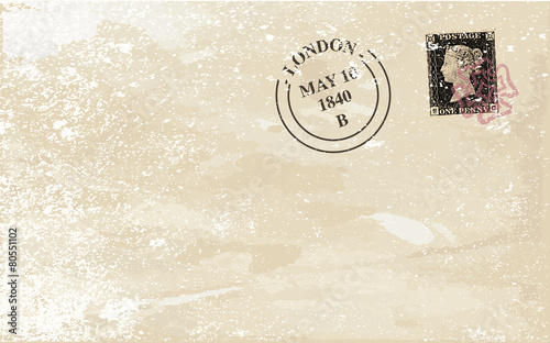 Old Stamped Envelope