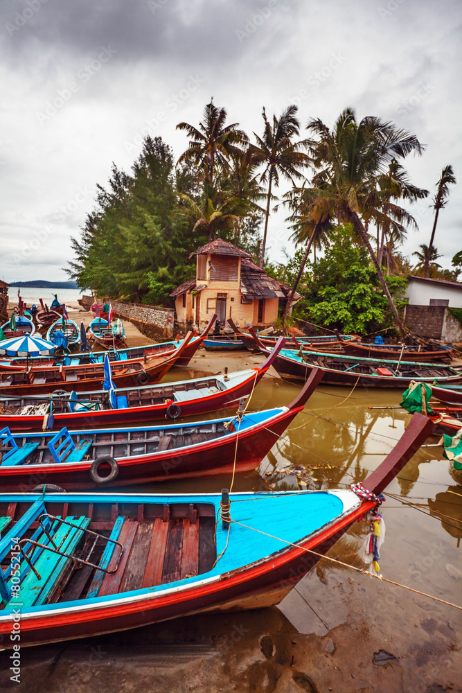 Traditional Thai boats