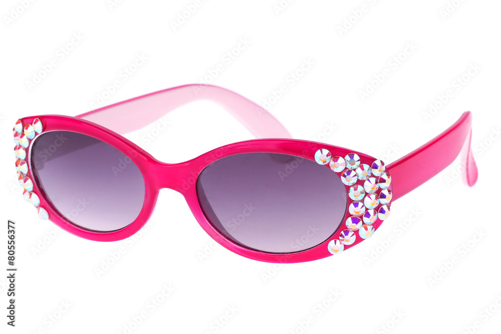 Fototapeta premium Różowe okulary przeciwsłoneczne