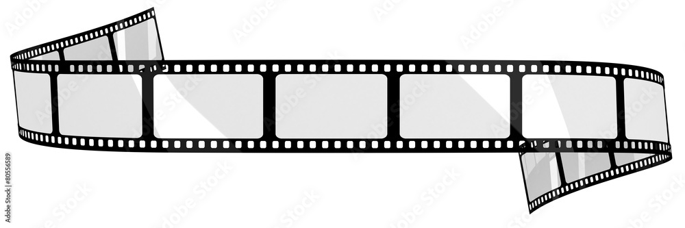 Blank film banner