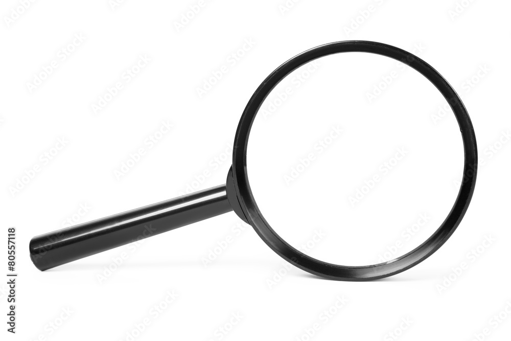 Magnifying glass isolated on white Magnifying glass isolated on white