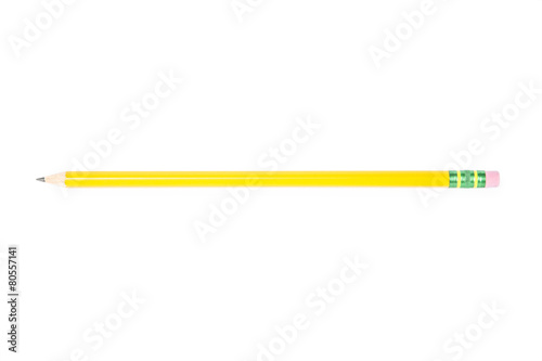 Pencil isolated on pure white background